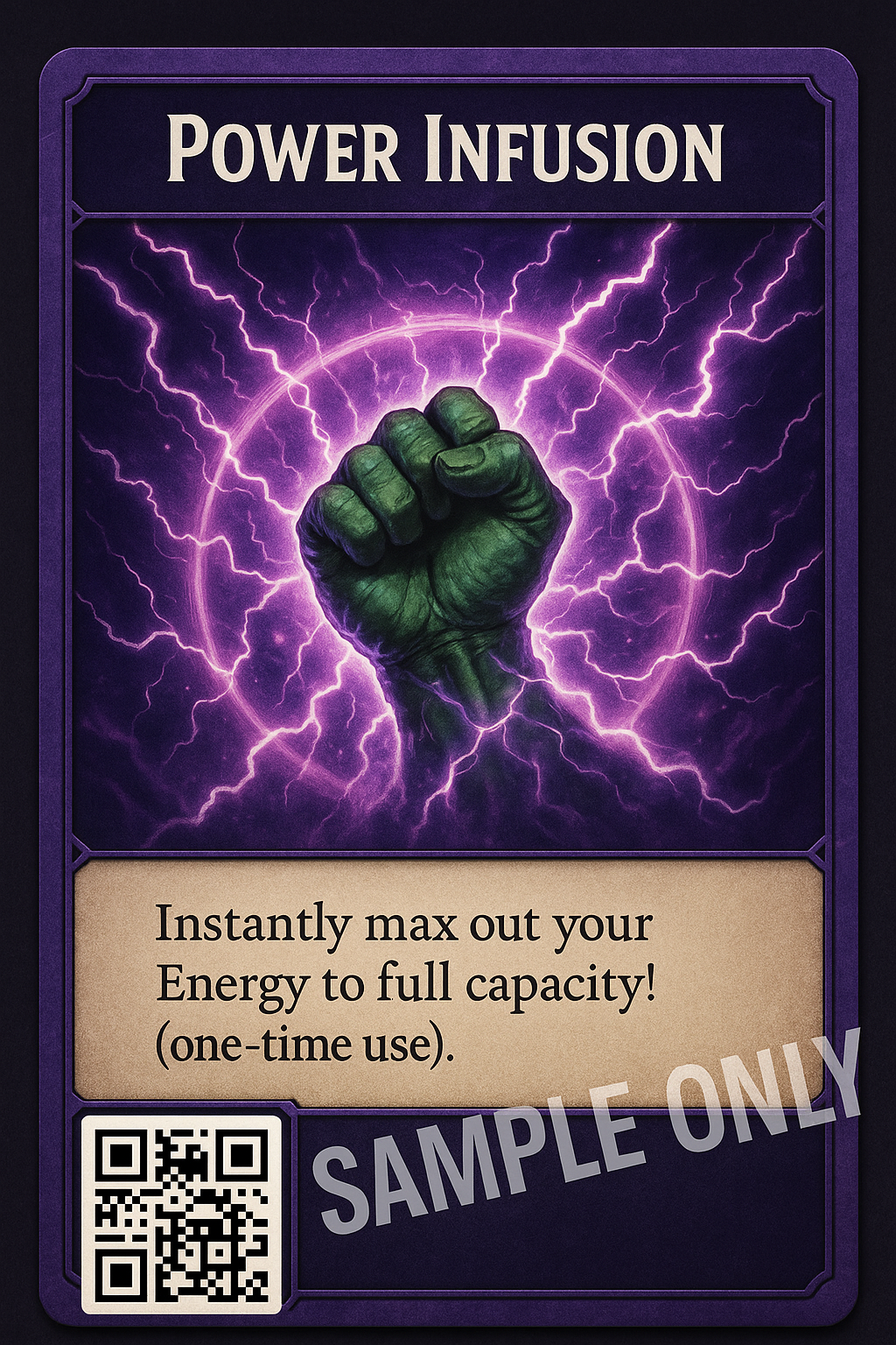 Power Infusion sample only